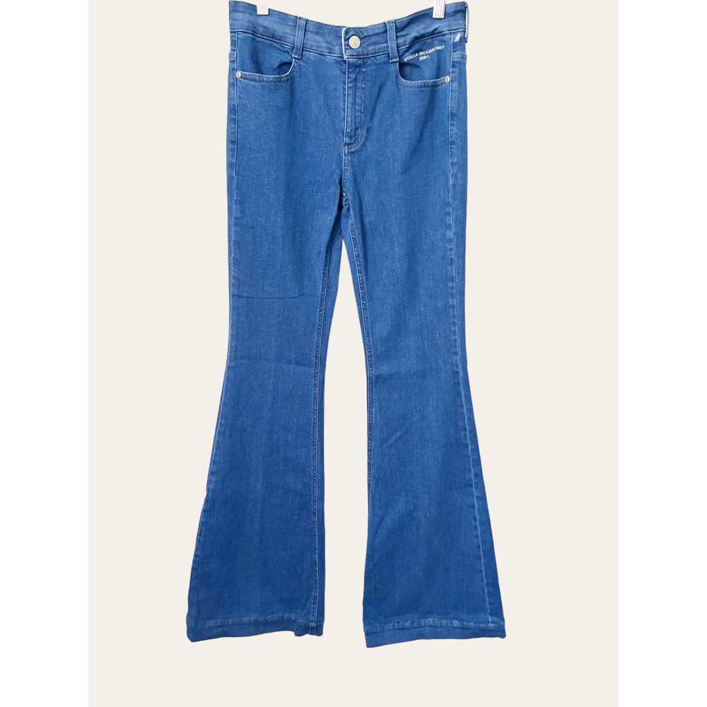 Stella McCartney Blue Flare Leg High-Rise Denim J… - image 1