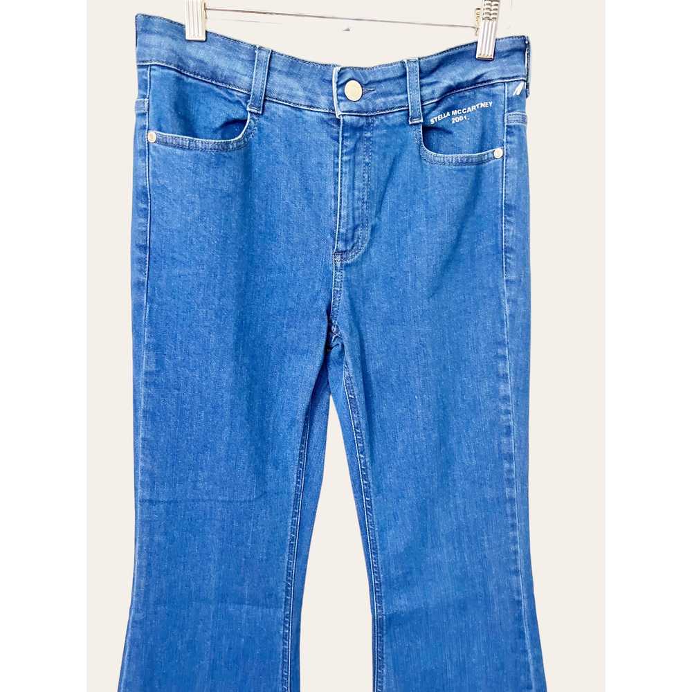 Stella McCartney Blue Flare Leg High-Rise Denim J… - image 2