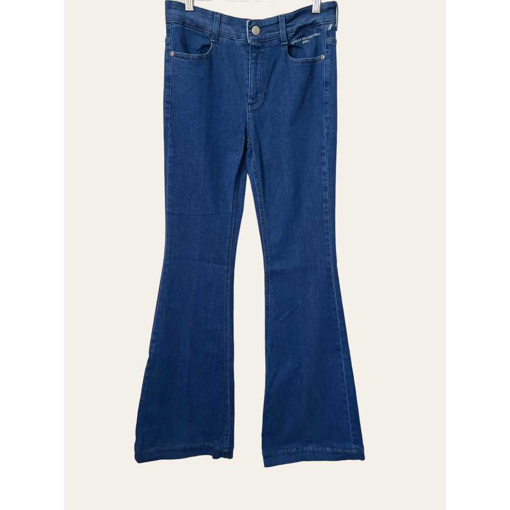 Stella McCartney Blue Flare Leg High-Rise Denim J… - image 4