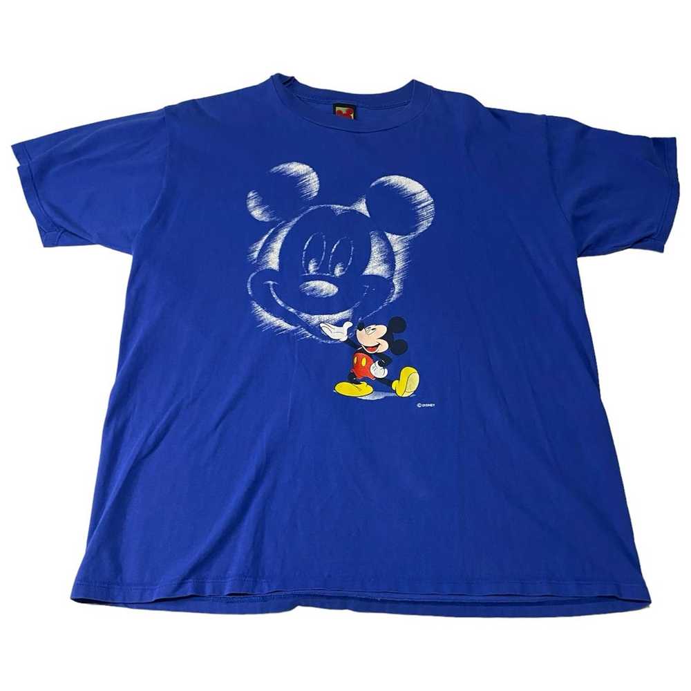 Vintage Mickey Mouse Shirt Womans  XL Short Sleev… - image 1