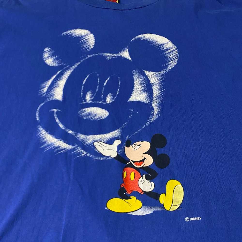 Vintage Mickey Mouse Shirt Womans  XL Short Sleev… - image 3