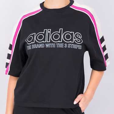 ADIDAS ORIGINAL OG WOMENS VINTAGE SHIRT. OVERSIZE… - image 1