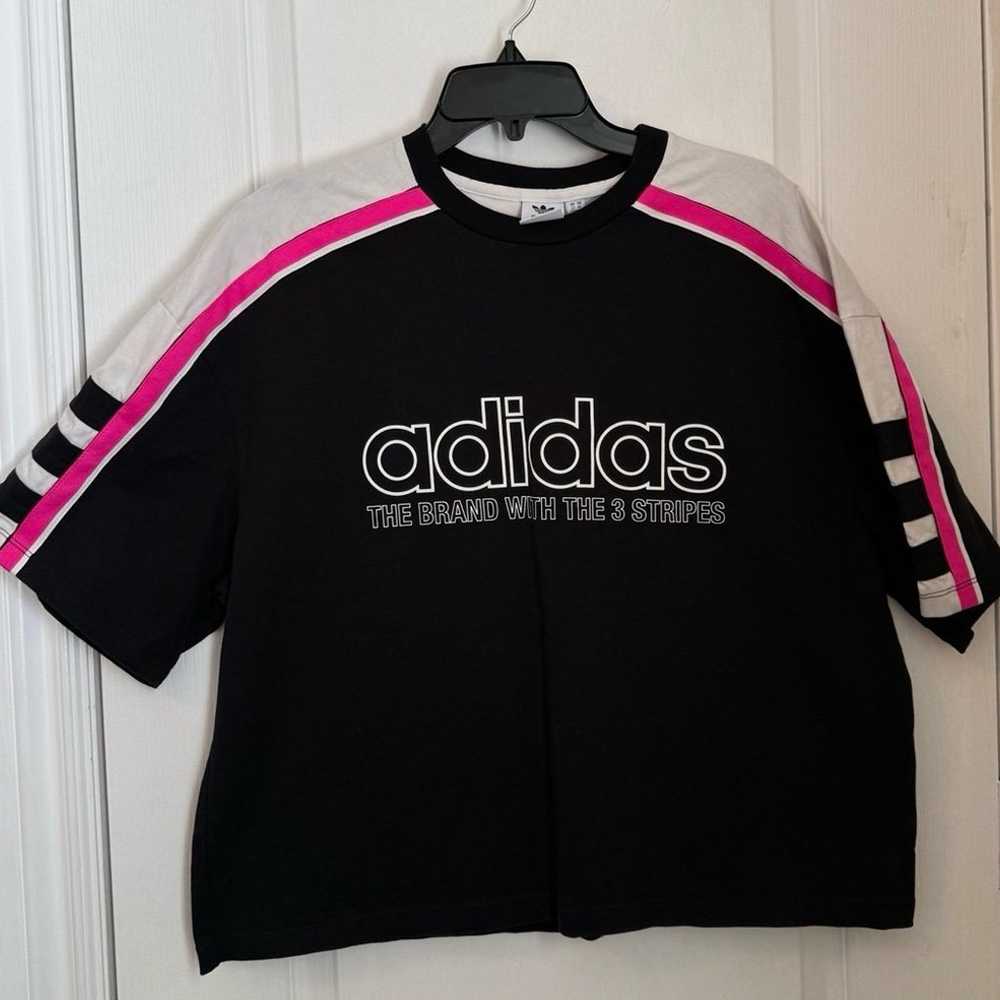 ADIDAS ORIGINAL OG WOMENS VINTAGE SHIRT. OVERSIZE… - image 2