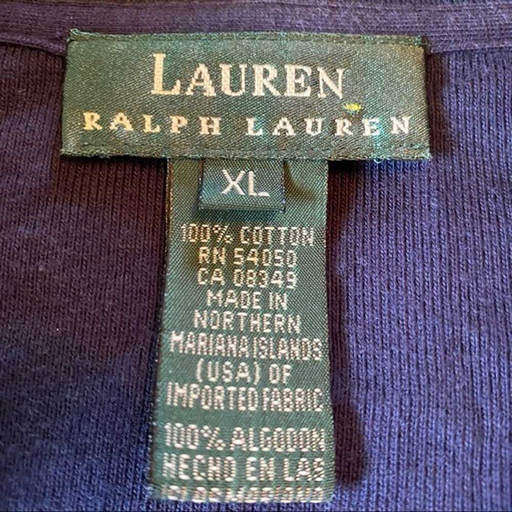 Vintage Lauren Ralph Lauren Navy Polo - image 5