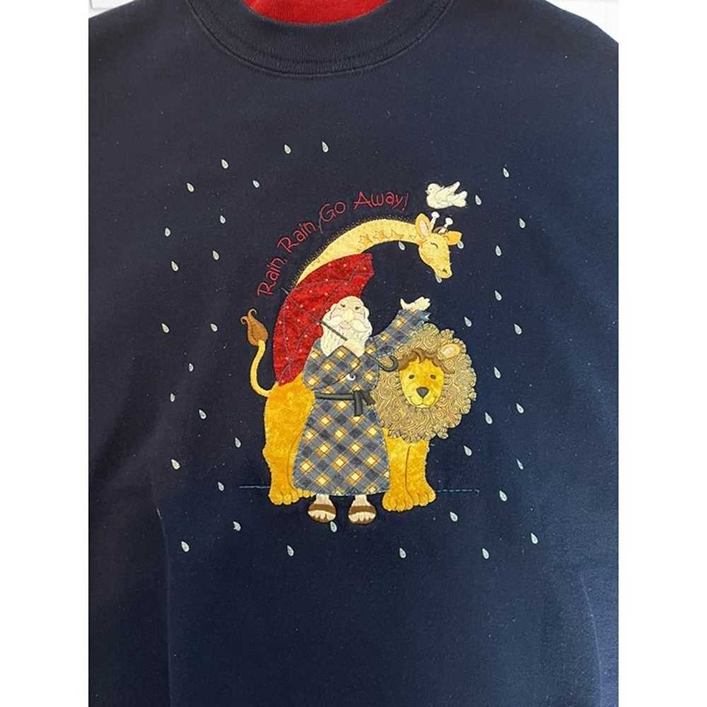 Top Stitch Women's XL Vintage Noah's Ark Double C… - image 3