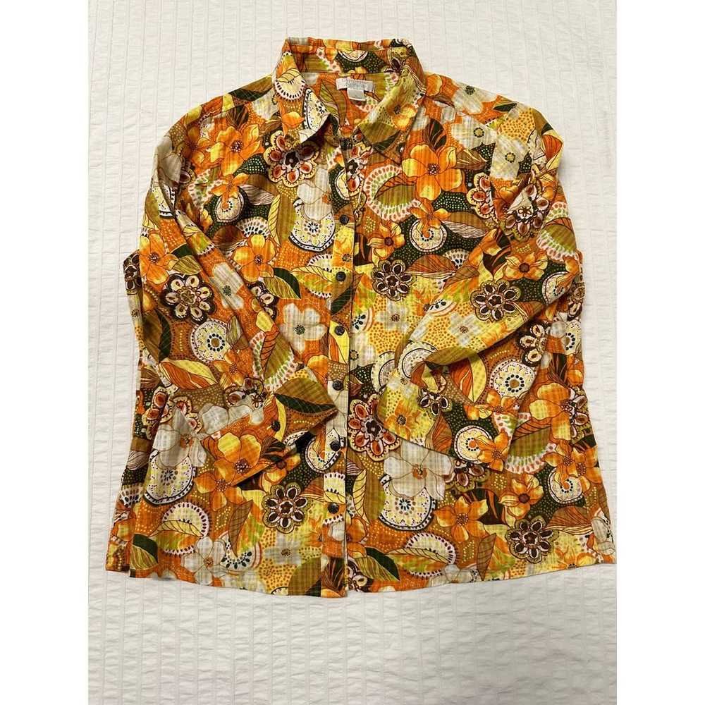 Vintage Womens Button Down Shirt XL - image 4