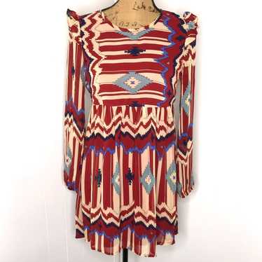 UMGEE Size Small Southwestern Aztec Print Dress-B… - image 1