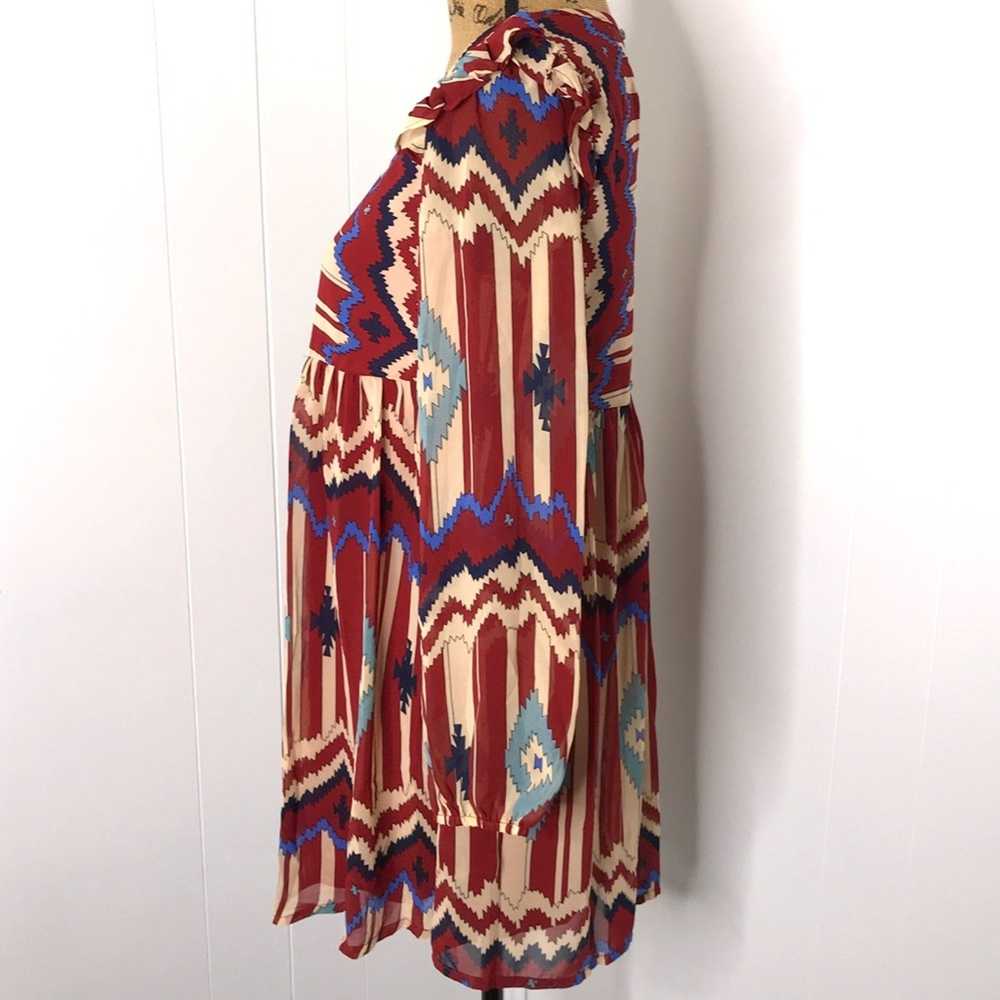 UMGEE Size Small Southwestern Aztec Print Dress-B… - image 6