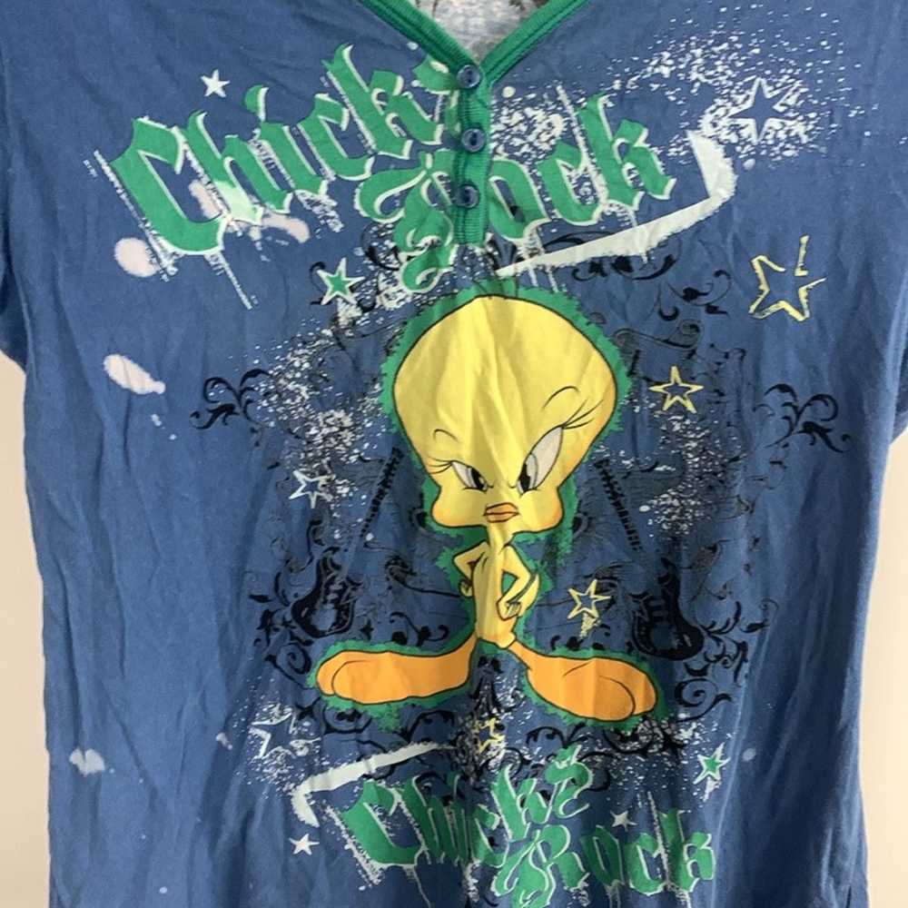 Vintage Looney Tunes Tweetie Bird T-Shirt Size XL… - image 2