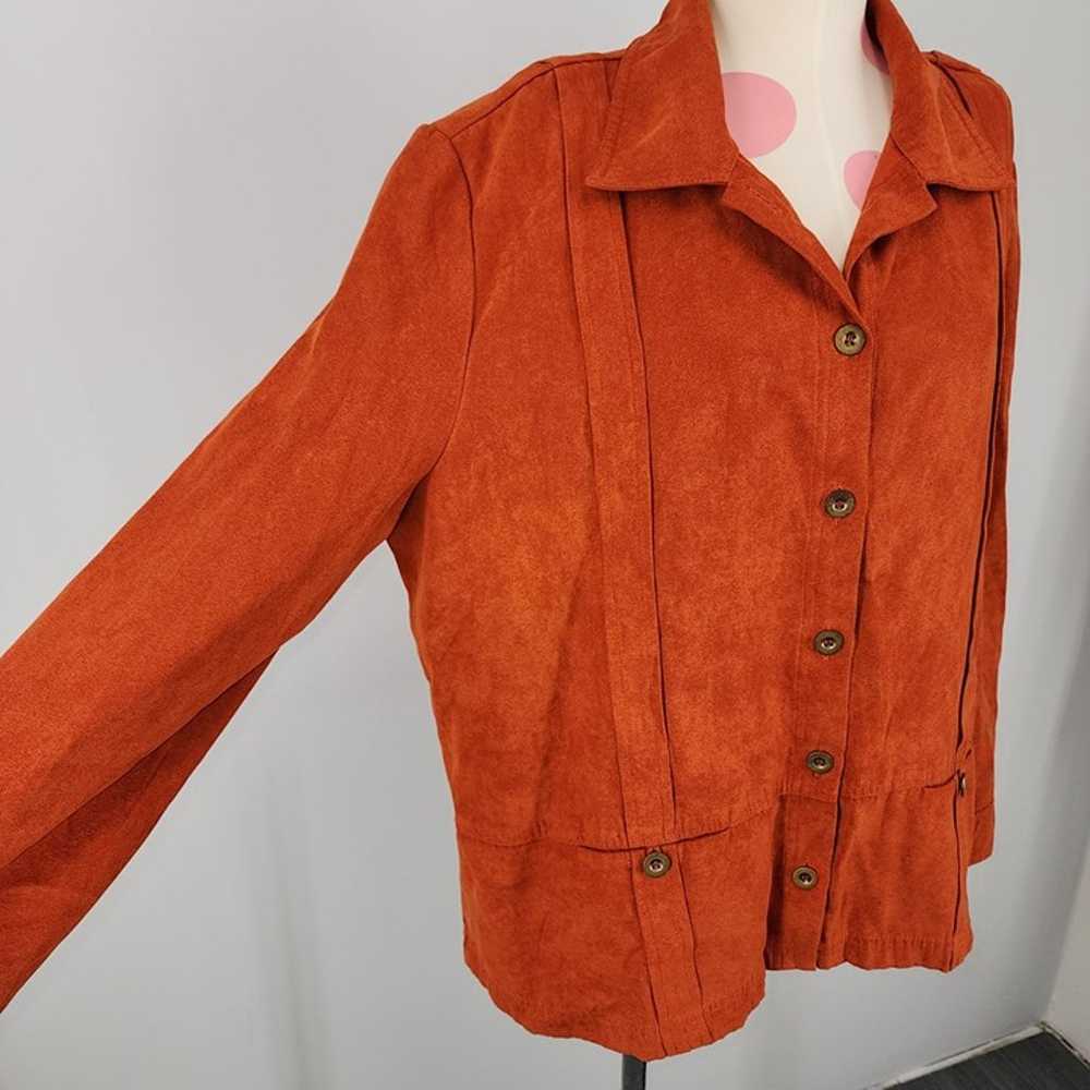 Vintage Southern Lady Button Down Blouse Jacket S… - image 3