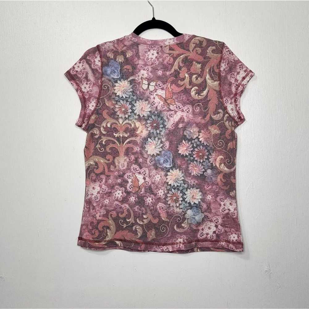 Vintage Y2k Ecit XL Double Sided All Over Floral … - image 4