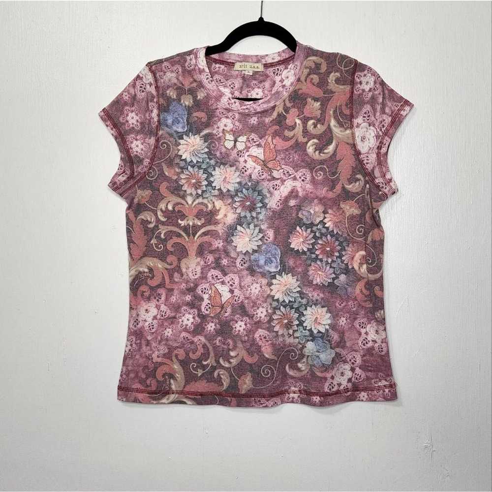 Vintage Y2k Ecit XL Double Sided All Over Floral … - image 5