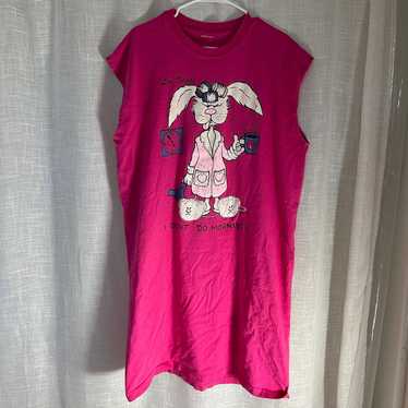 Vintage graphic tee nightgown - image 1