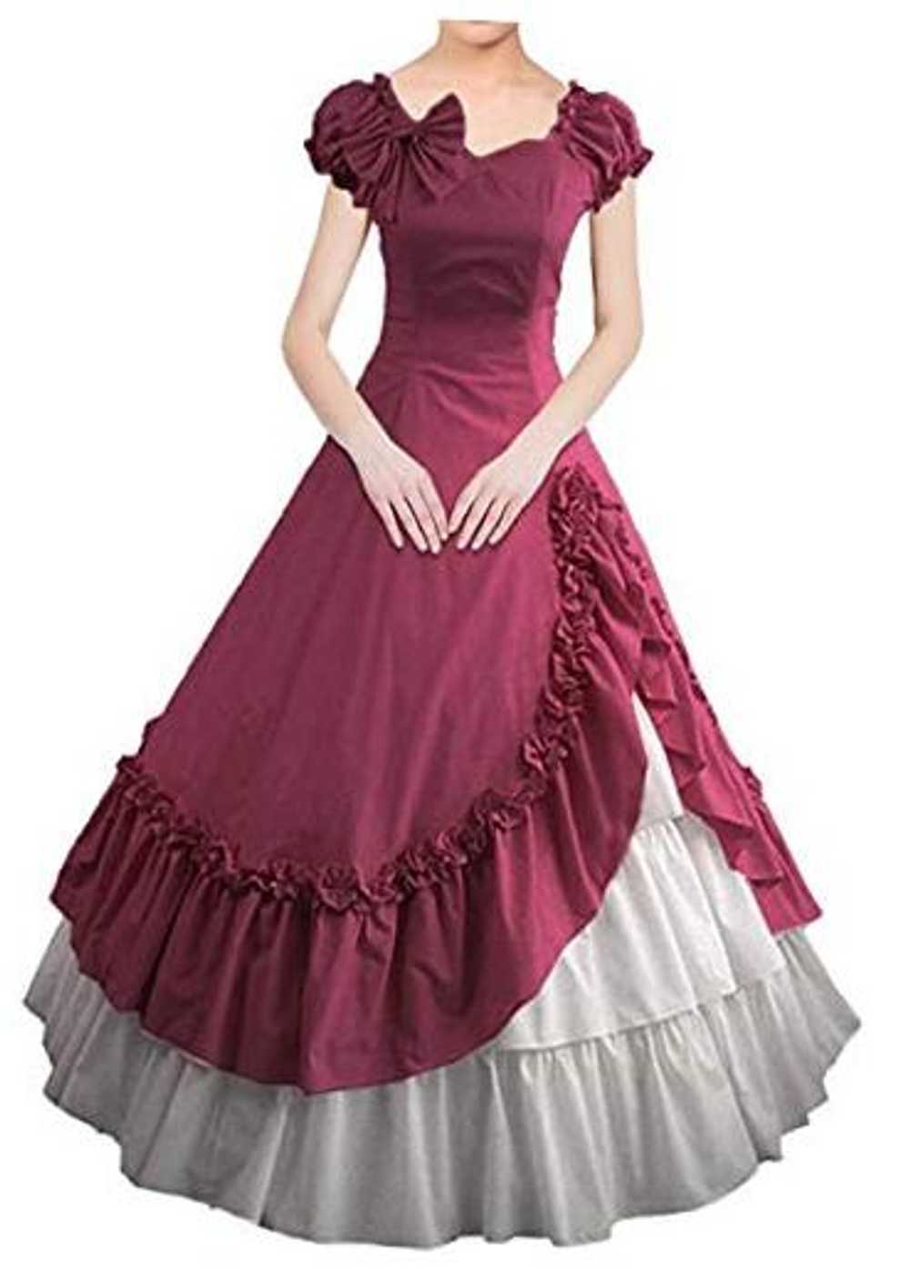 Re-Lady Women's Gothic Victorian Dress Vintage Ci… - image 1