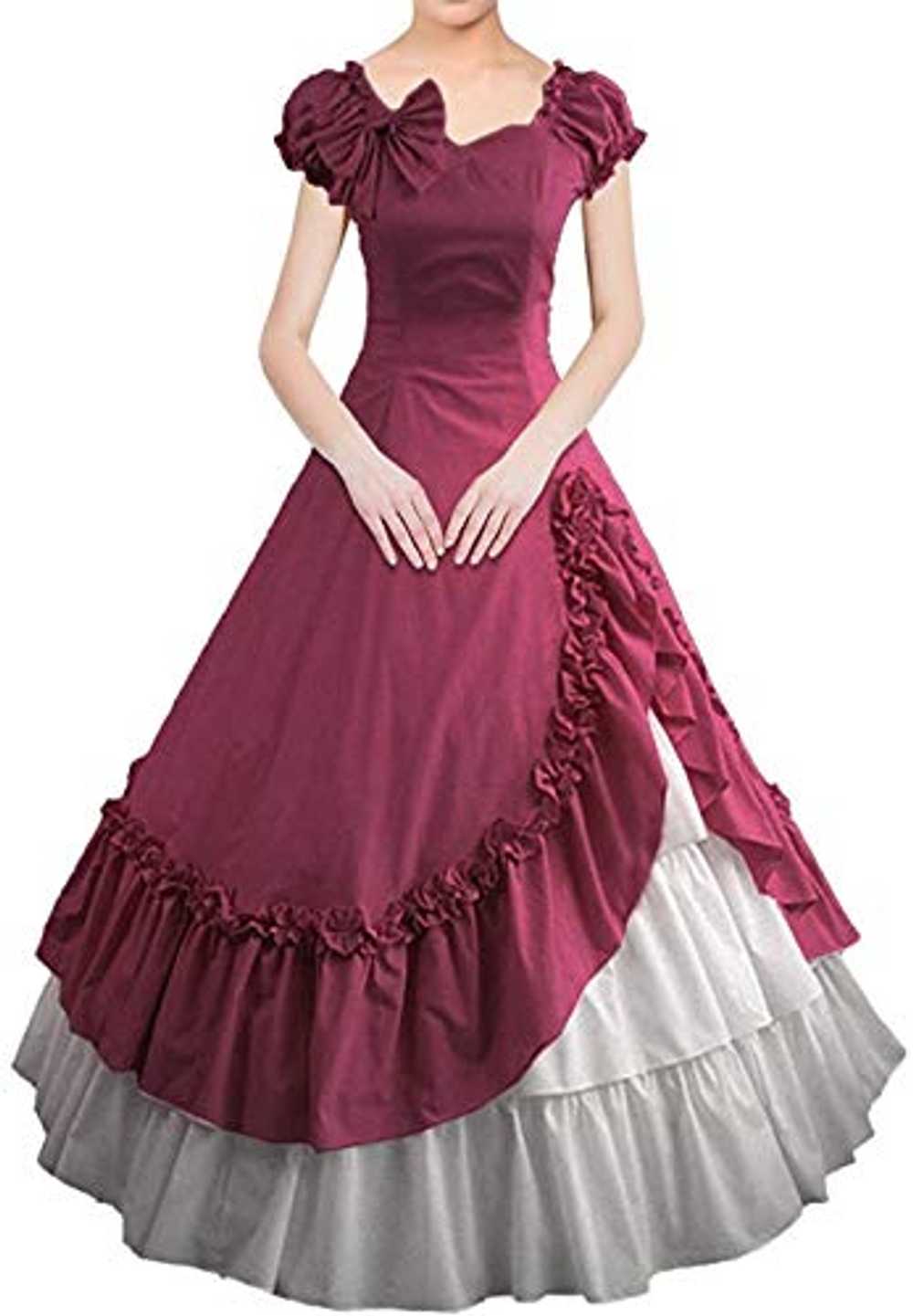 Re-Lady Women's Gothic Victorian Dress Vintage Ci… - image 2