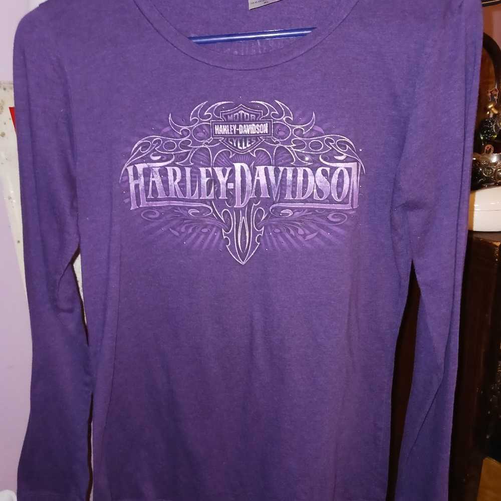 Vintage Harley Davidson long sleeve T-shirt - image 2