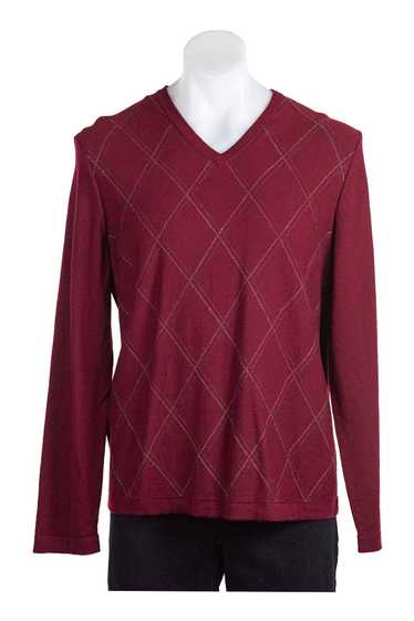 Banana Republic Men Sweaters Pullovers LG Red Wool