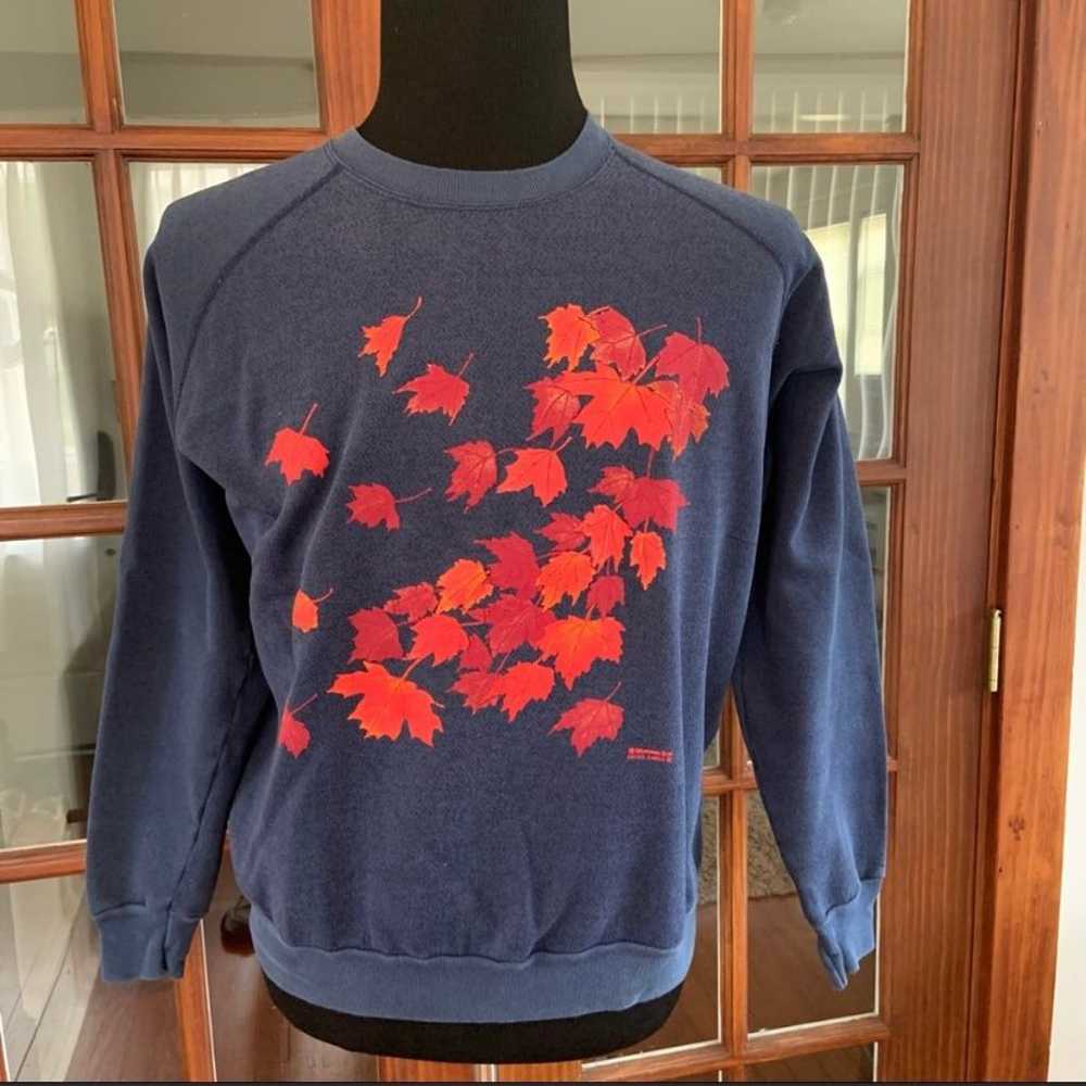 Vintage 1990's Morning Sun Leaves Sweatshirt - image 1