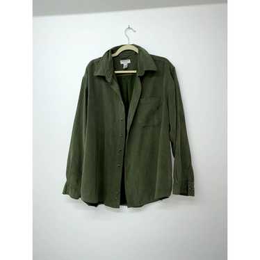 Vintage Olive Green Suede Light weight jacket - image 1