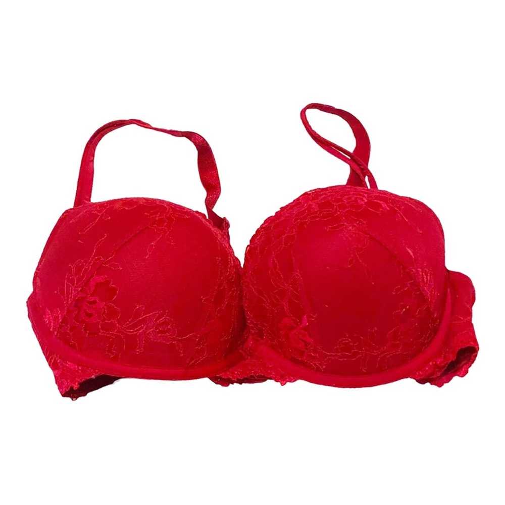 Torrid Perfect T-Shirt Push-Up Bra Red Lace Plus … - image 2