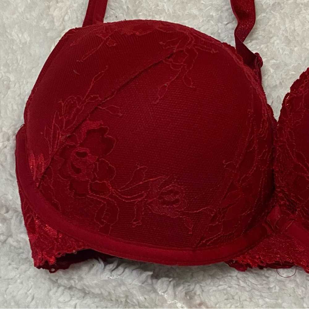 Torrid Perfect T-Shirt Push-Up Bra Red Lace Plus … - image 3