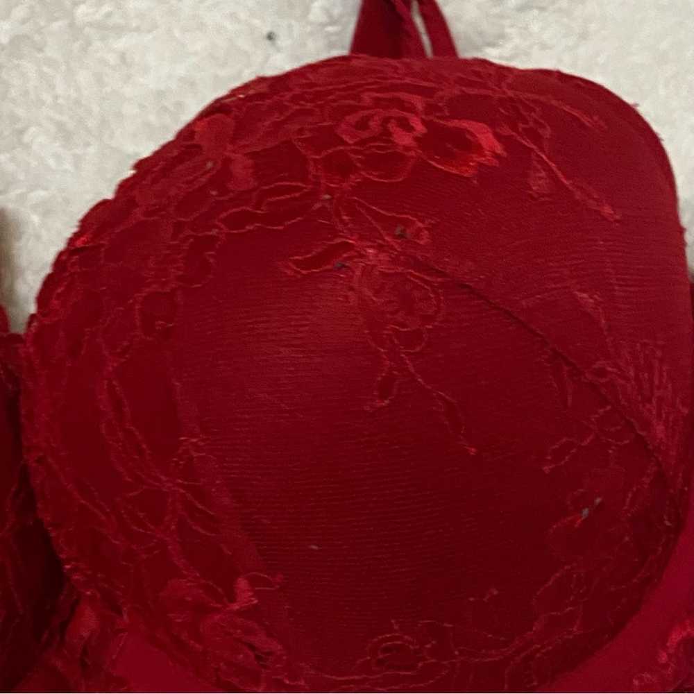 Torrid Perfect T-Shirt Push-Up Bra Red Lace Plus … - image 4