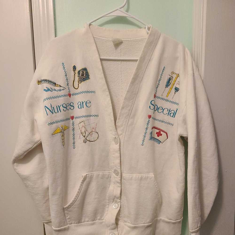 Vintage Bottom Up Nurses Are Special Jacket size … - image 1