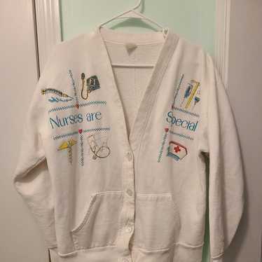 Vintage Bottom Up Nurses Are Special Jacket size … - image 1