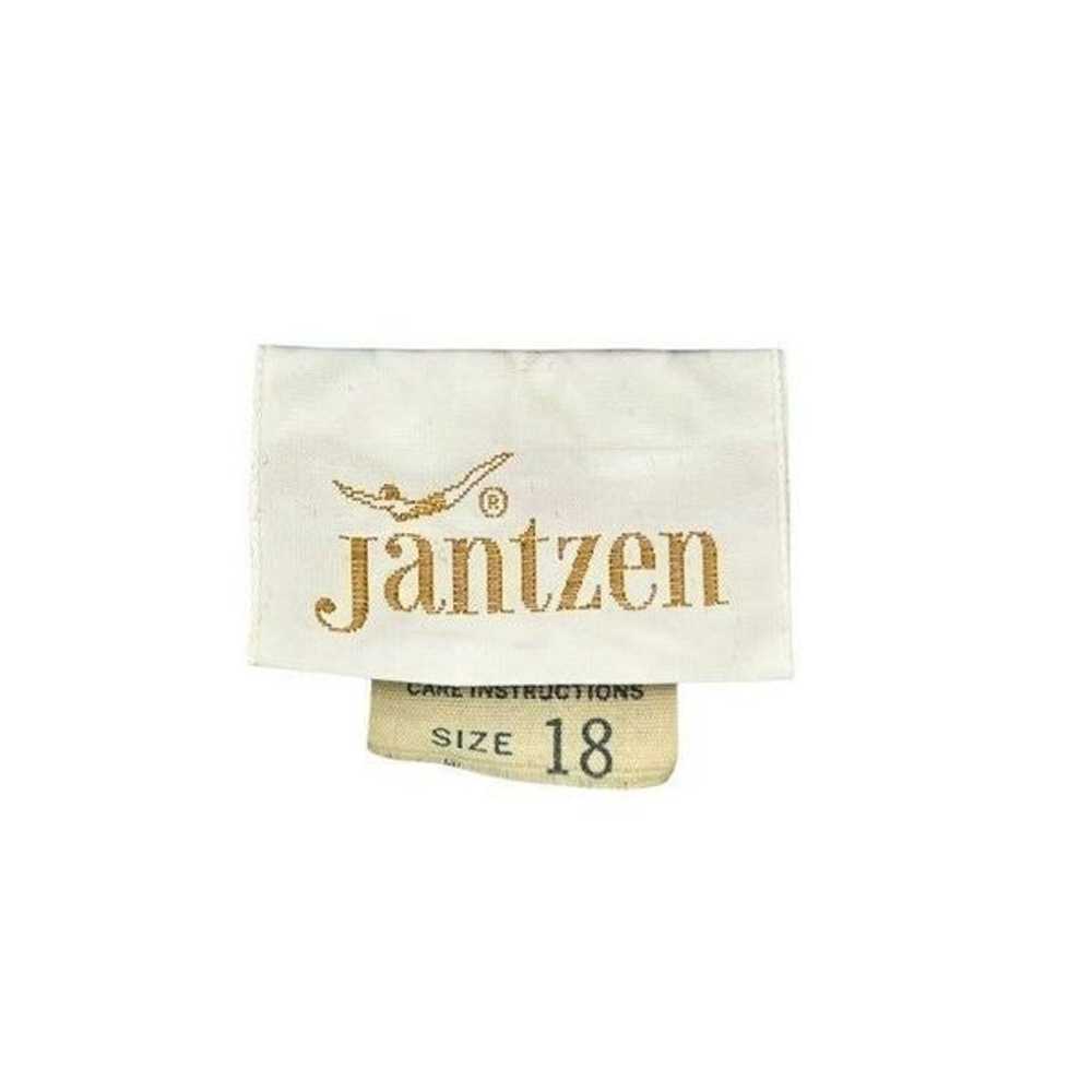 Jantzen Womens Shirt Jacket Blue Pockets Pointed … - image 5