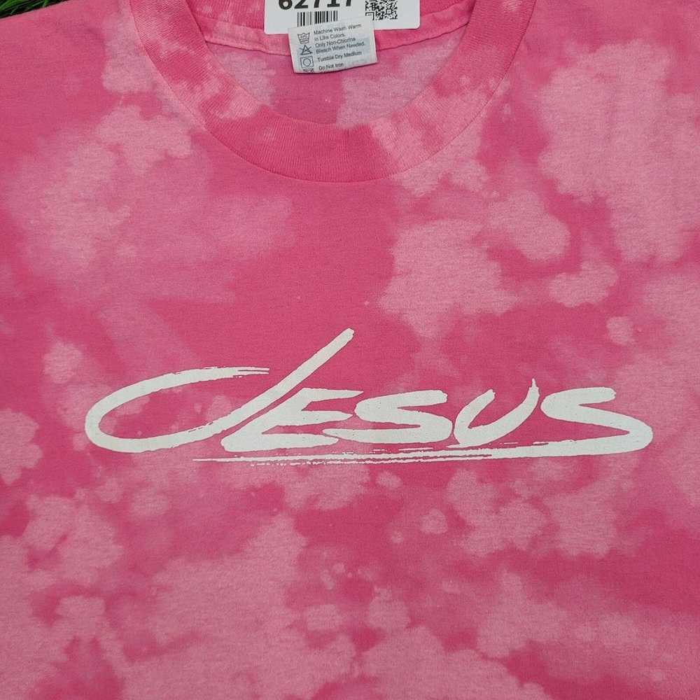 Vintage 1989 Jesus-is-My-Saviour Christian Shirt … - image 3