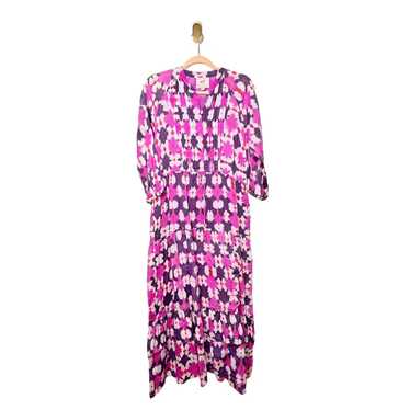 Banjanan Bazaar Long Sleeve Maxi Dress Cotton Pop… - image 1