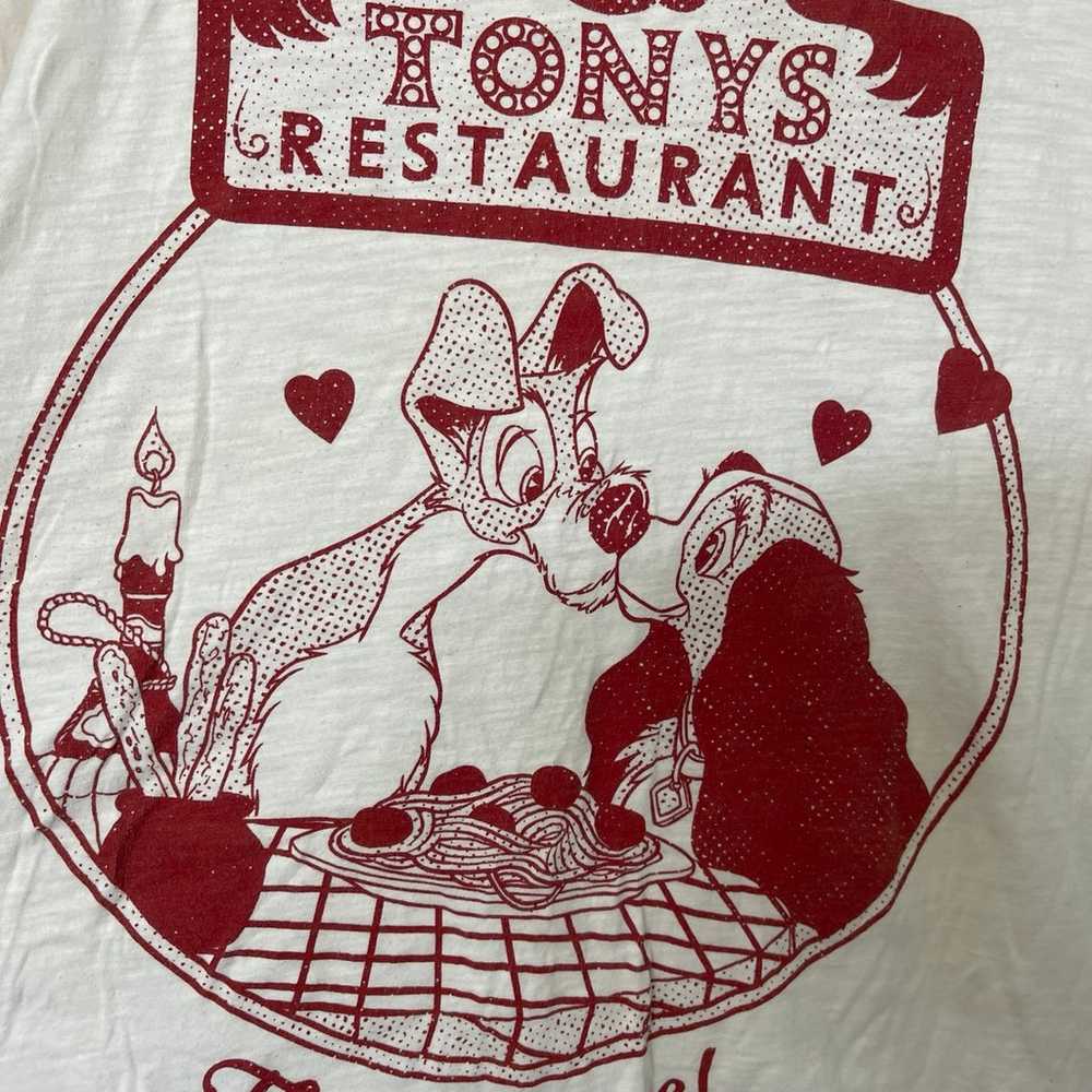 Disney Lady and the Tramp T-Shirt Size 2X Tony’s … - image 2