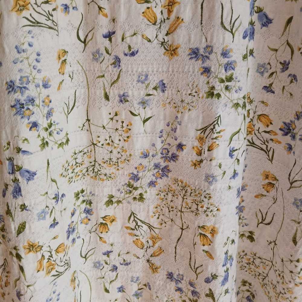 White Stag floral cotton blend top G19 - image 9