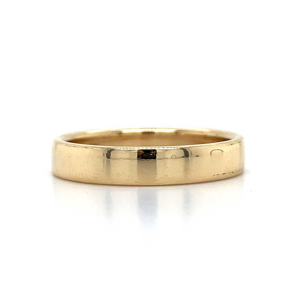 Tiffany & Co Mens 18k Yellow Gold Straight Edge P… - image 2