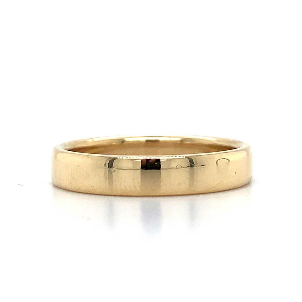 Tiffany & Co Mens 18k Yellow Gold Straight Edge P… - image 3