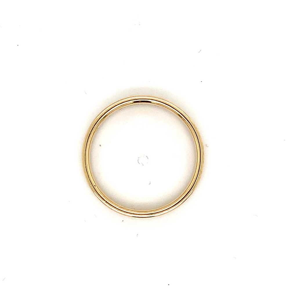 Tiffany & Co Mens 18k Yellow Gold Straight Edge P… - image 6