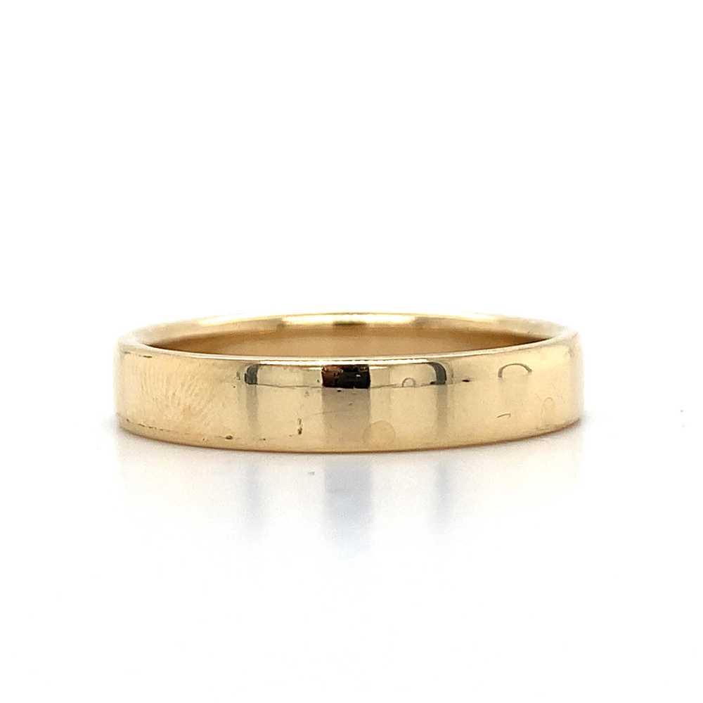 Tiffany & Co Mens 18k Yellow Gold Straight Edge P… - image 8