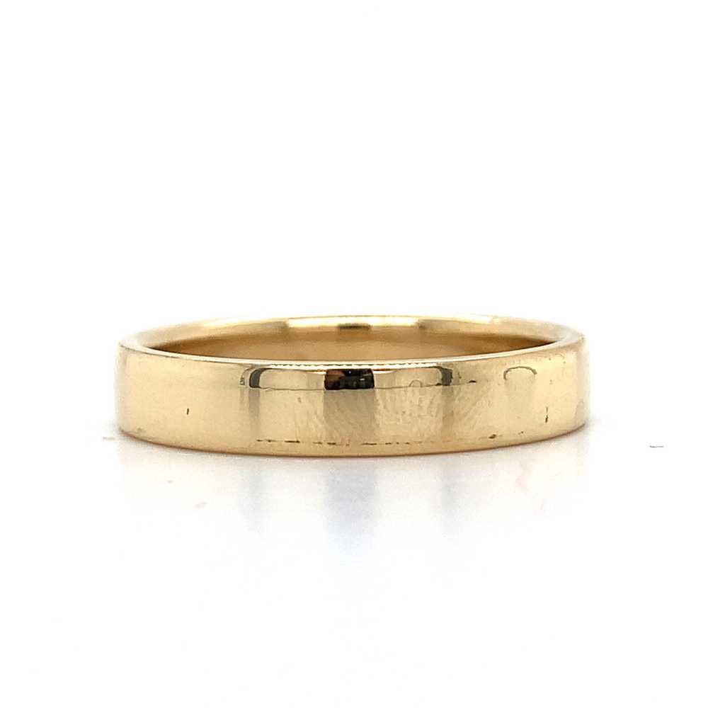 Tiffany & Co Mens 18k Yellow Gold Straight Edge P… - image 9