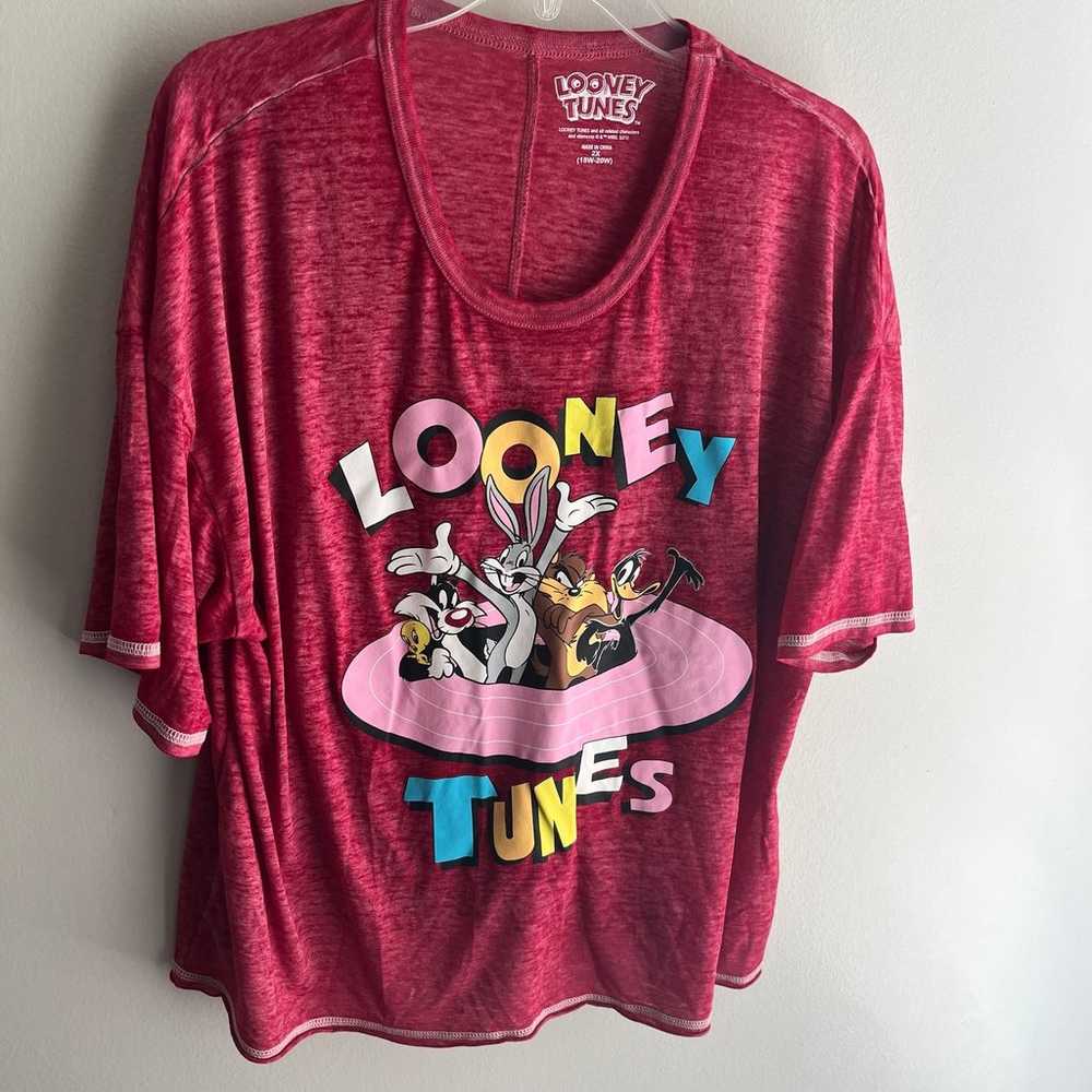 Looney Toones Burnout Top Sleepwear 2X - image 1