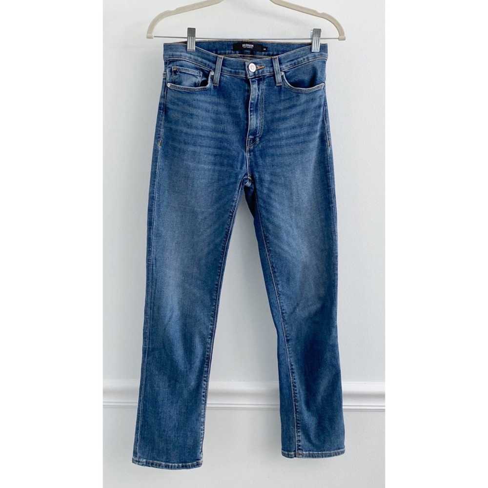 Hudson Size 26 Barbara High Rise Straight Leg Jea… - image 3