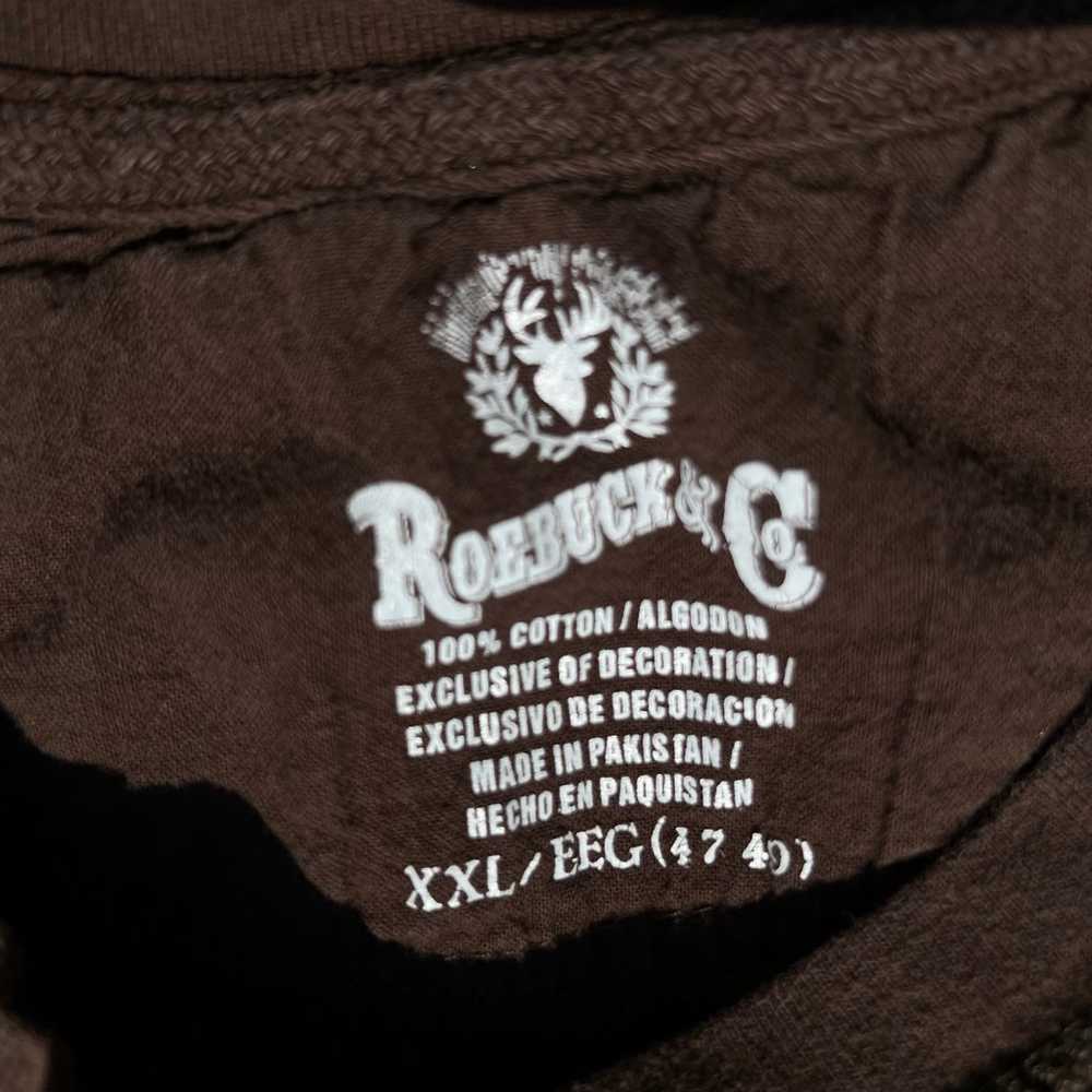 Y2K Brown Waffle Knit Thermal - image 3