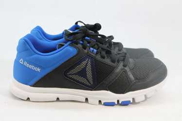 Reebok Yourflex Men's Black/Vital Blue/White Snea… - image 1