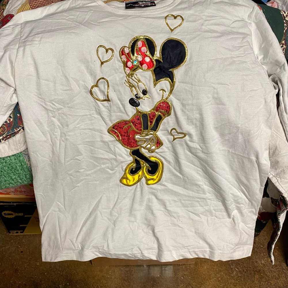 VINTAGE Disney Originals 2x Minnie Mouse tshirt s… - image 1