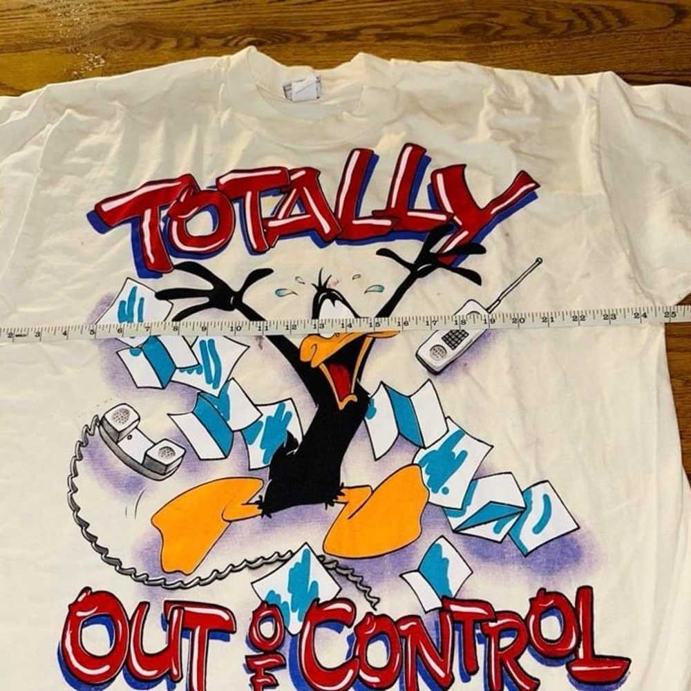 Vintage 1996 Daffy Duck Looney Tunes T Shirt “Tot… - image 5