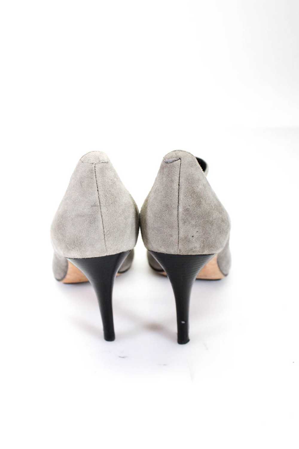 Cole Haan Womens Gray Suede Zip High Heel Ankle B… - image 3