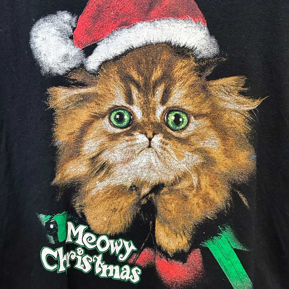 Classic Teaze Meowy Christmas Cat shirt - image 2