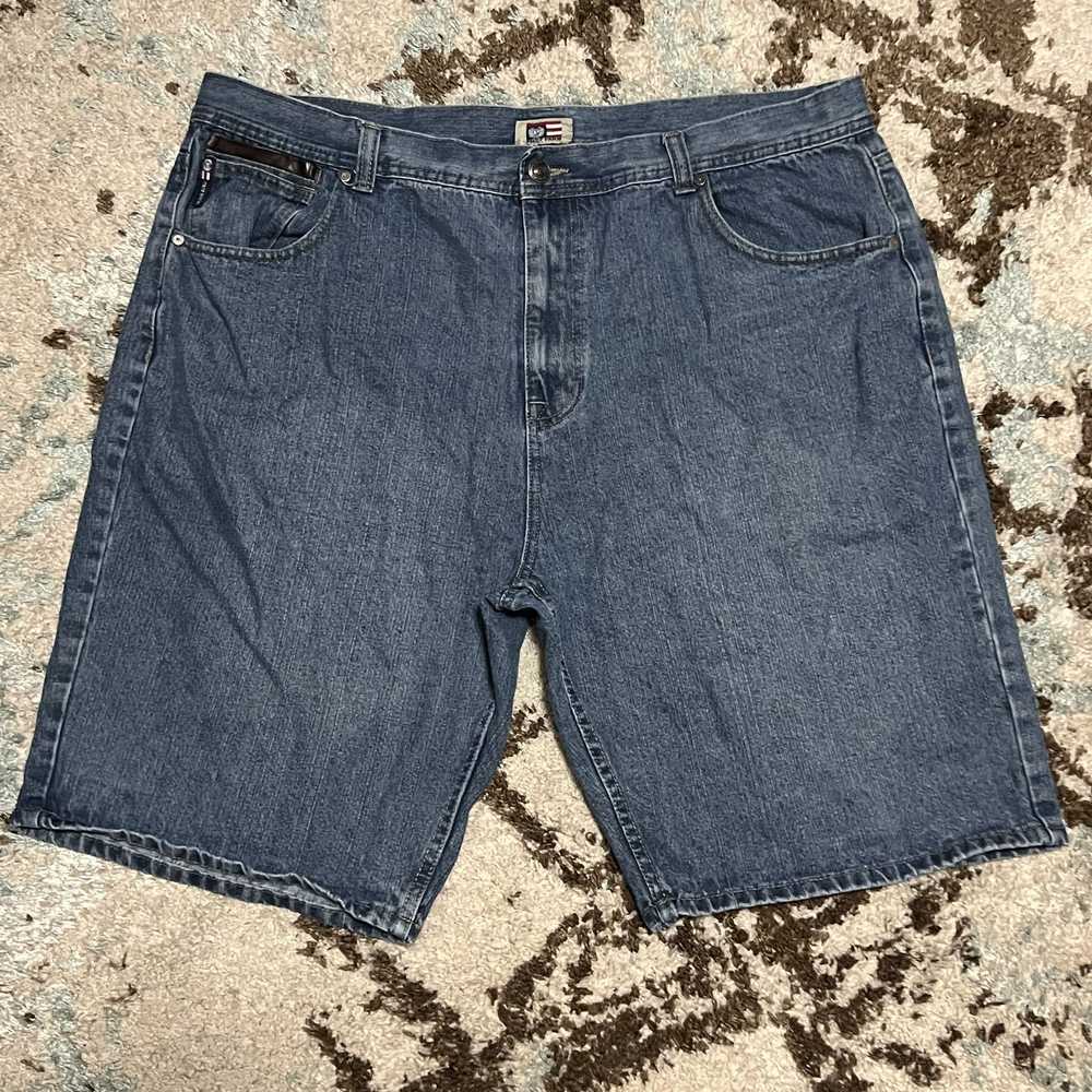 Phat Farm Vintage Phat Farm Baggy Jean Shorts Siz… - image 2