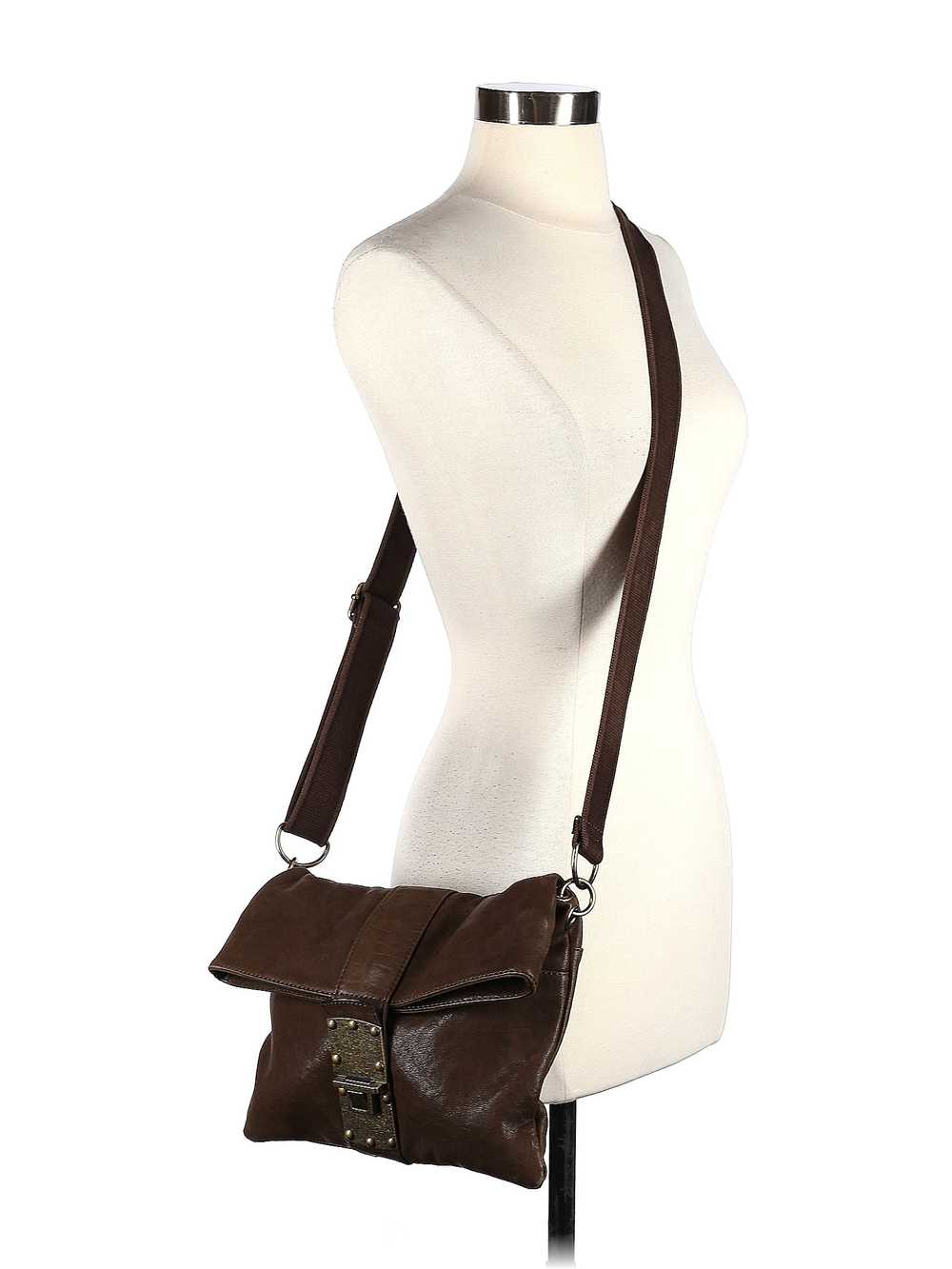 Banana Republic Women Brown Leather Crossbody Bag… - image 2