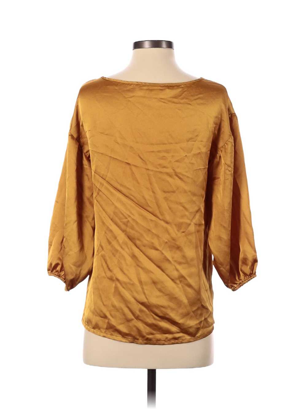 Hutch Women Gold Long Sleeve Blouse XS - image 2