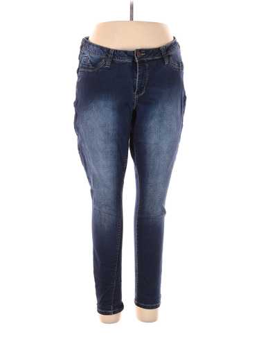 Royalty For Me Women Blue Jeggings 18 Plus